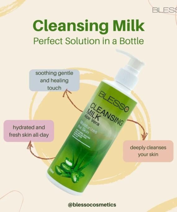 Blesso Cleansing Milk Aloe Vera: Gentle Care for Soft & Clear Skin