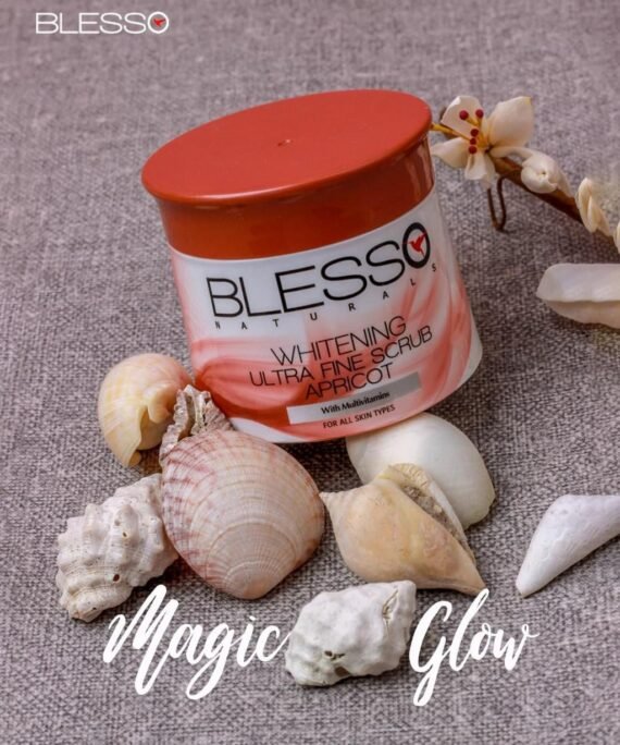 Blesso Whitening Apricot Scrub: Soft, Bright, and Smooth Skin